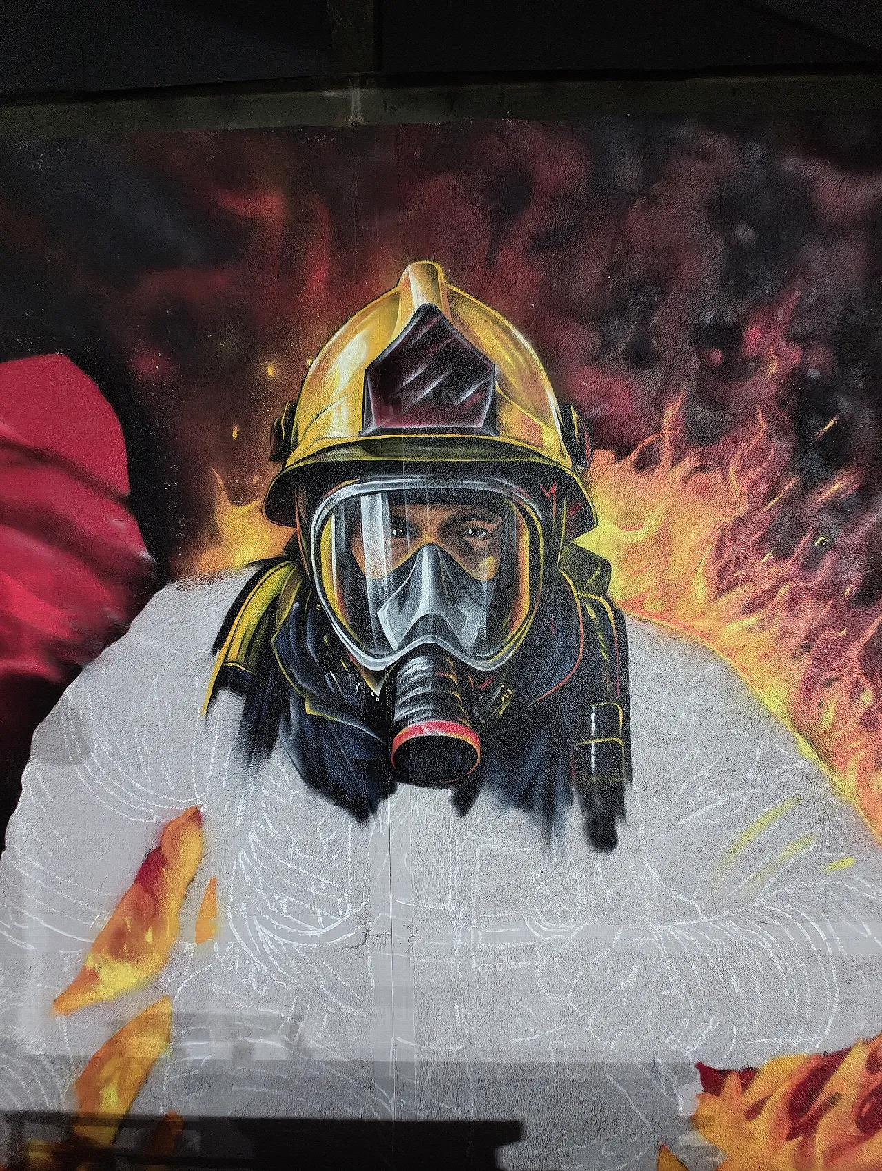 Bozüyük Fire Department Graffiti