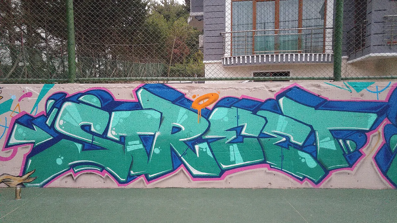 street graffiti detayı