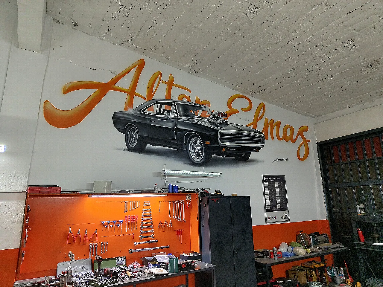 Car Graffiti Artwork