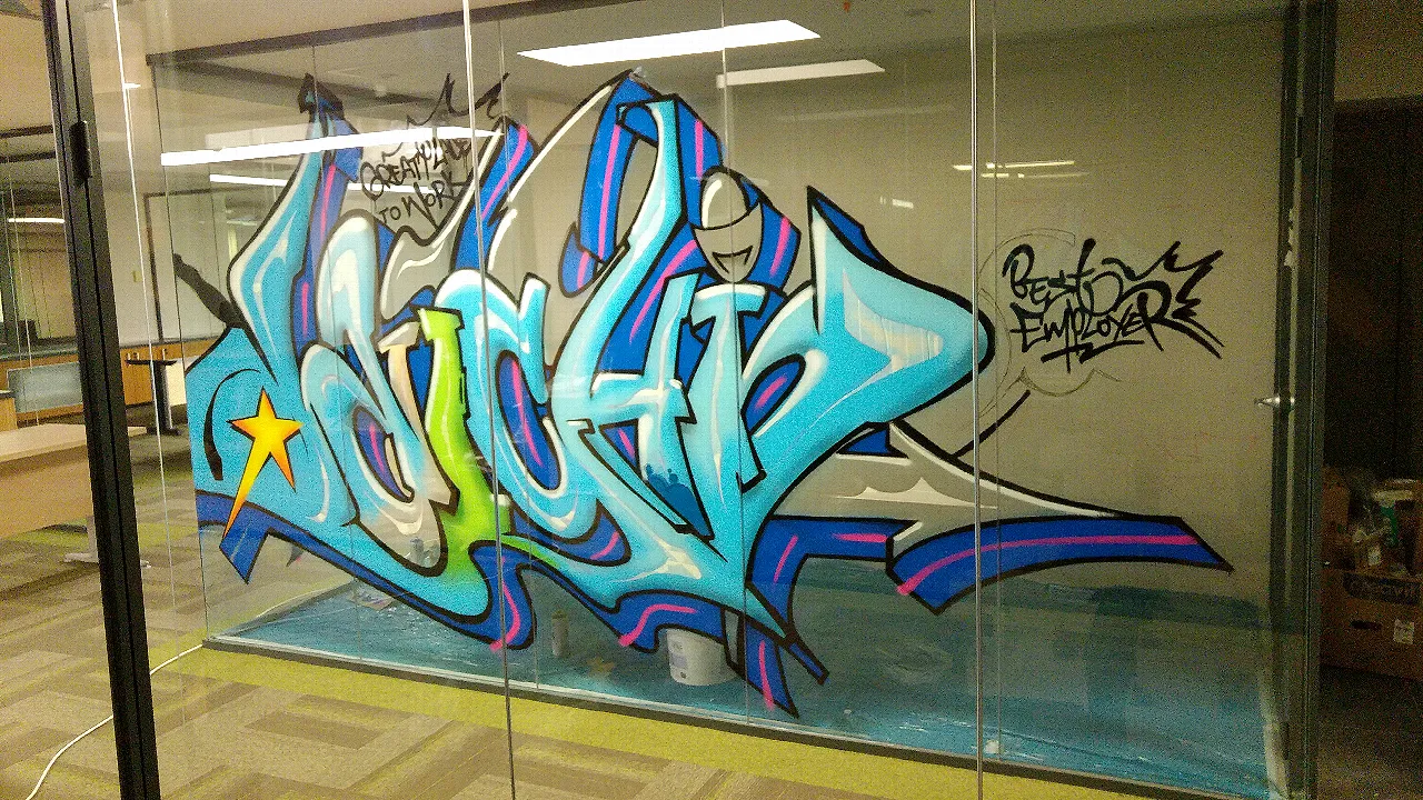 Daiichi Sankyo Pharmaceutical Office Graffiti