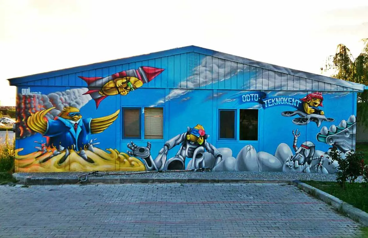 ODTÜ Teknokent Graffiti
